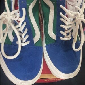 Vans kids multi color shoes